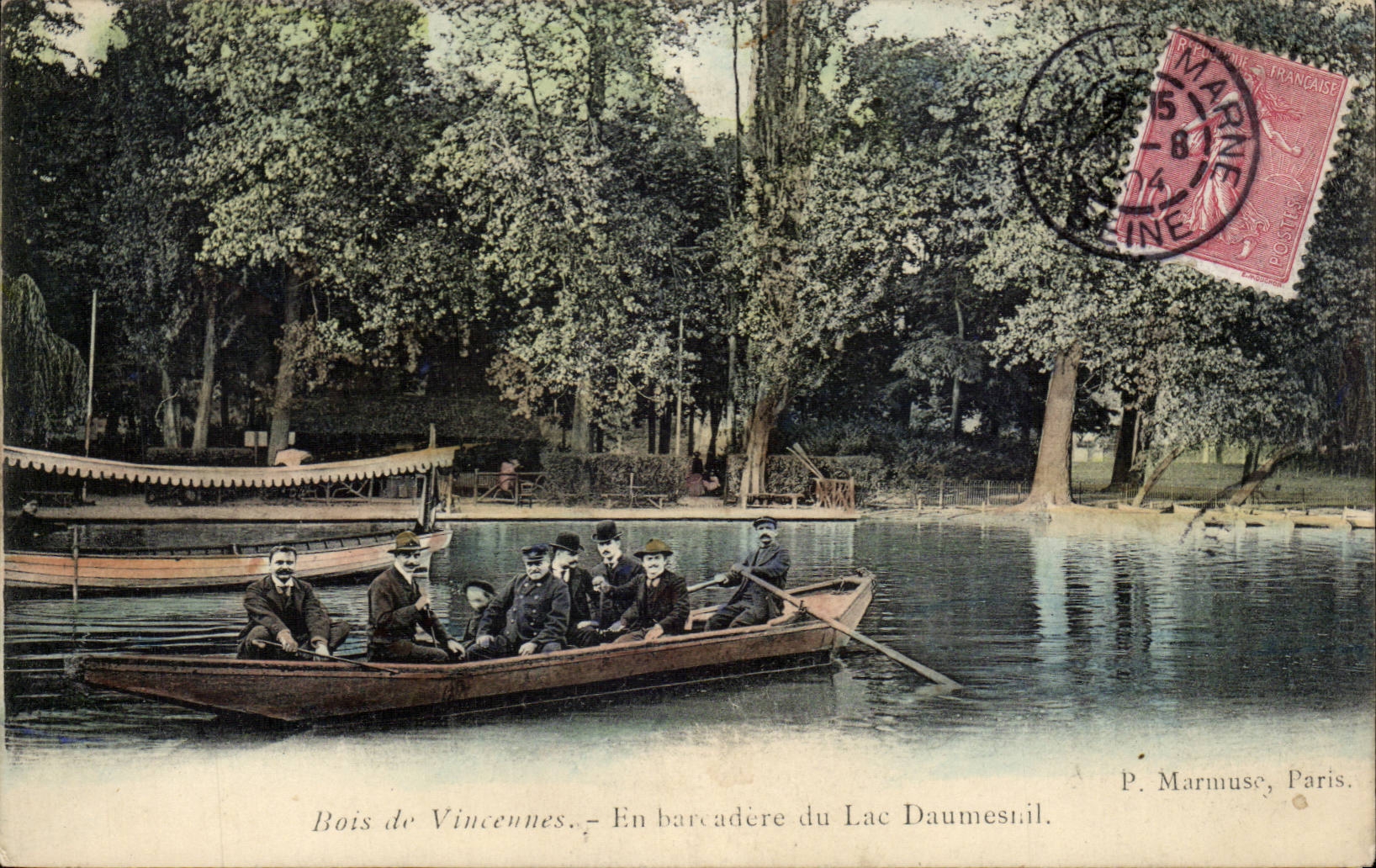 Paris - 12 - Bois de Vincennes - En Barcadere - Lac Daumesnil - CPA