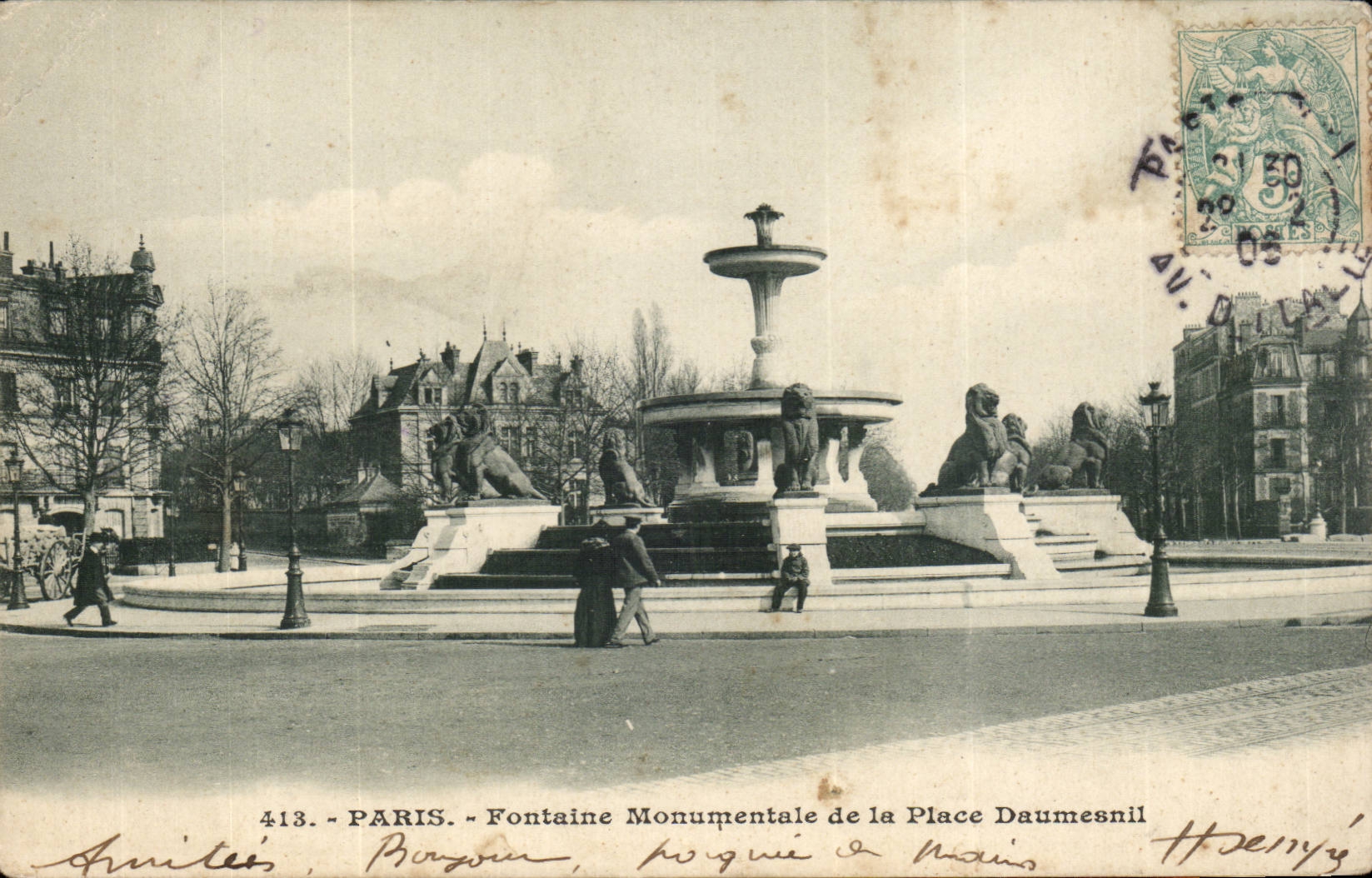 Paris - 12 - Fontaine Monumentale - Place Daumesnil - CPA