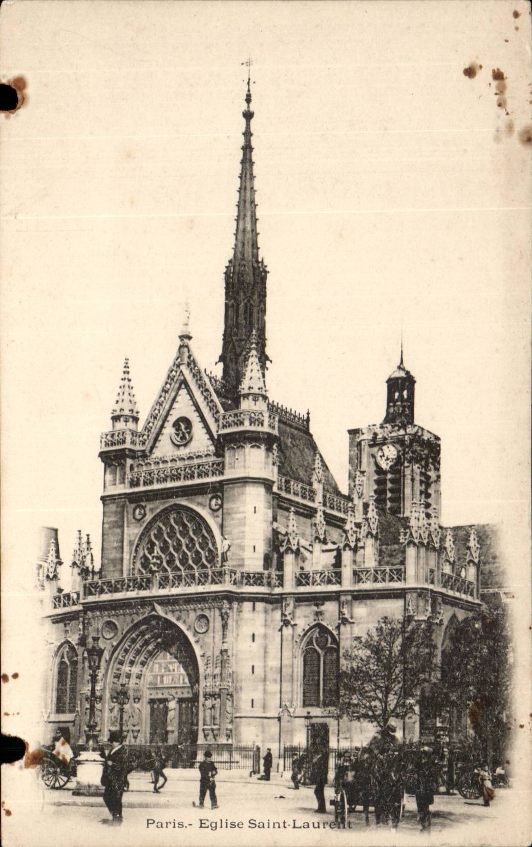 Paris - 10 - Saint Laurent Church - CPA