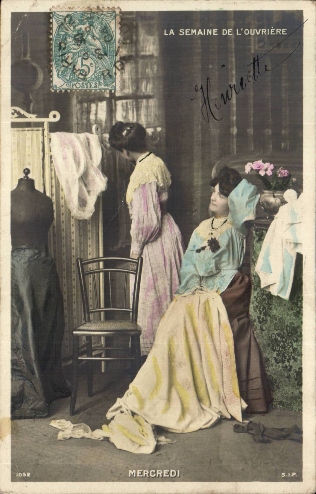 Fantasy - Woman - the Week of the Worker - CPA