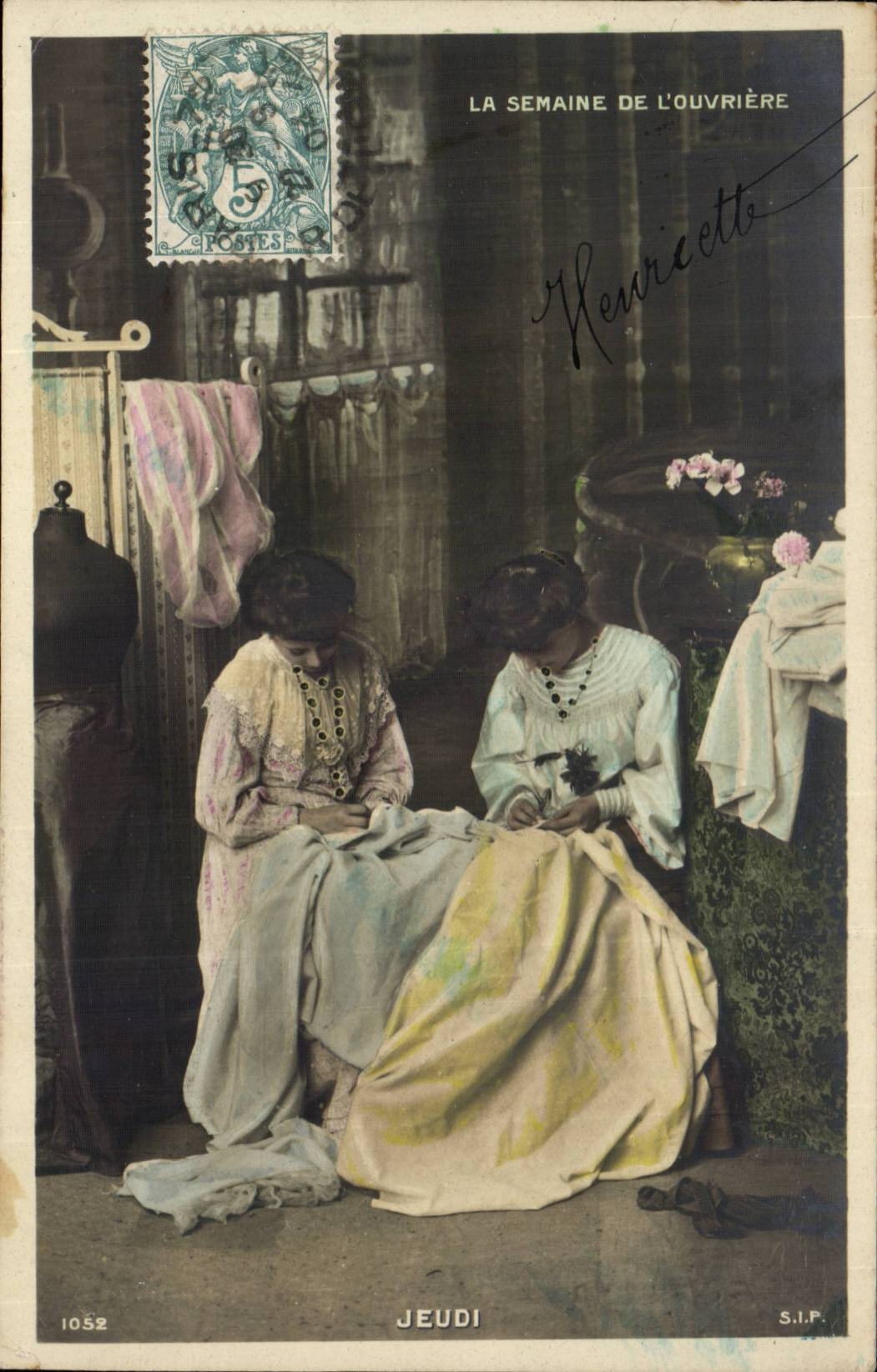 Fantasy - Woman - the Week of the Worker - sewing - embroidery - CPA