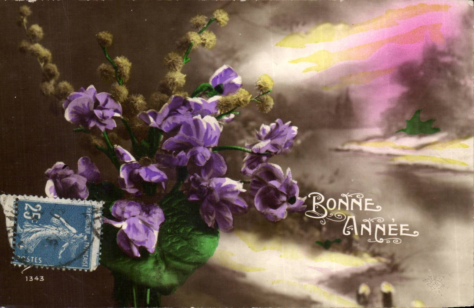 Fantasy - Good Festival - Flowers - Flowers - CPA