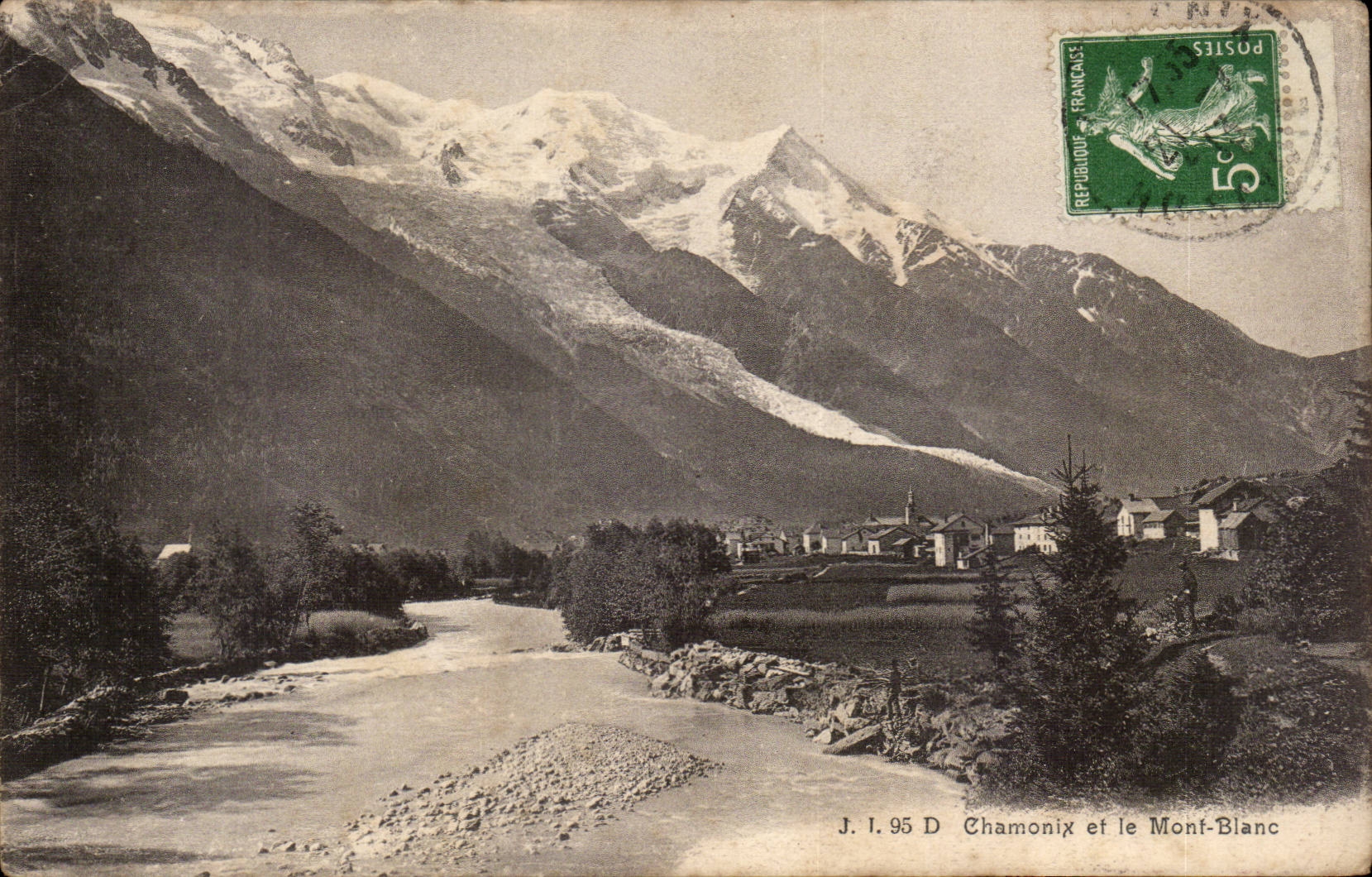 Chamonix - Le Mont Blanc - CPA 