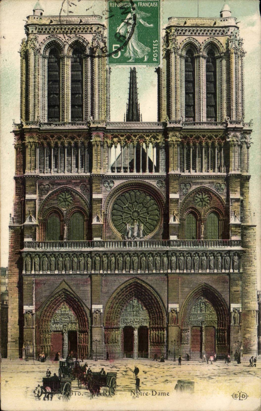 Paris - 4 - Notre Dame CPA 