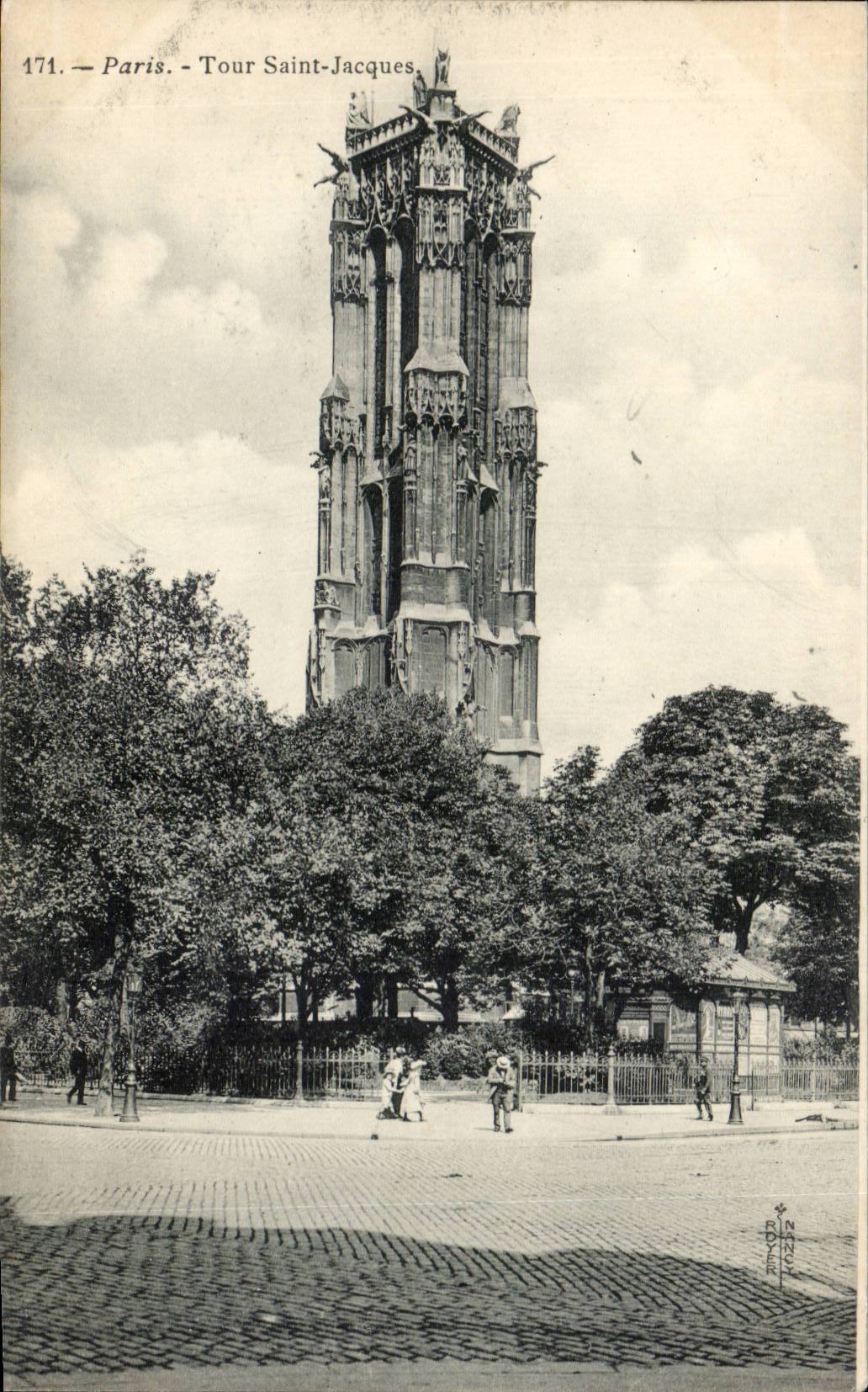 Paris - 4 - Tour St Jacques CPA
