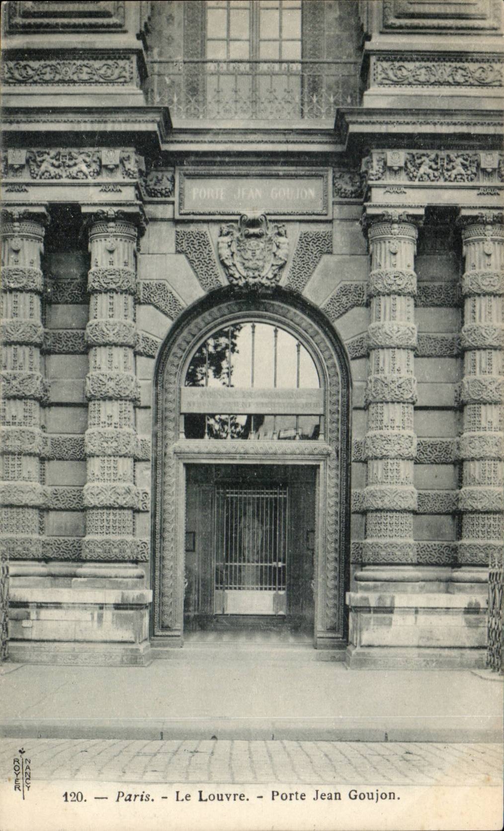 Paris - 1 - Le Louvre - Porte Jean Goujon CPA 