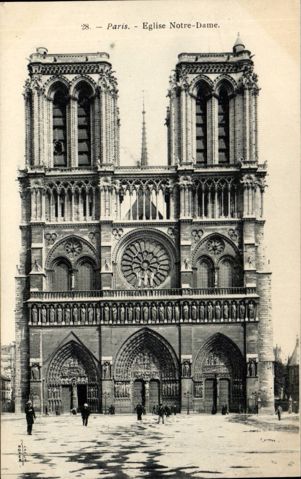 Paris - 4 - Notre Dame CPA 