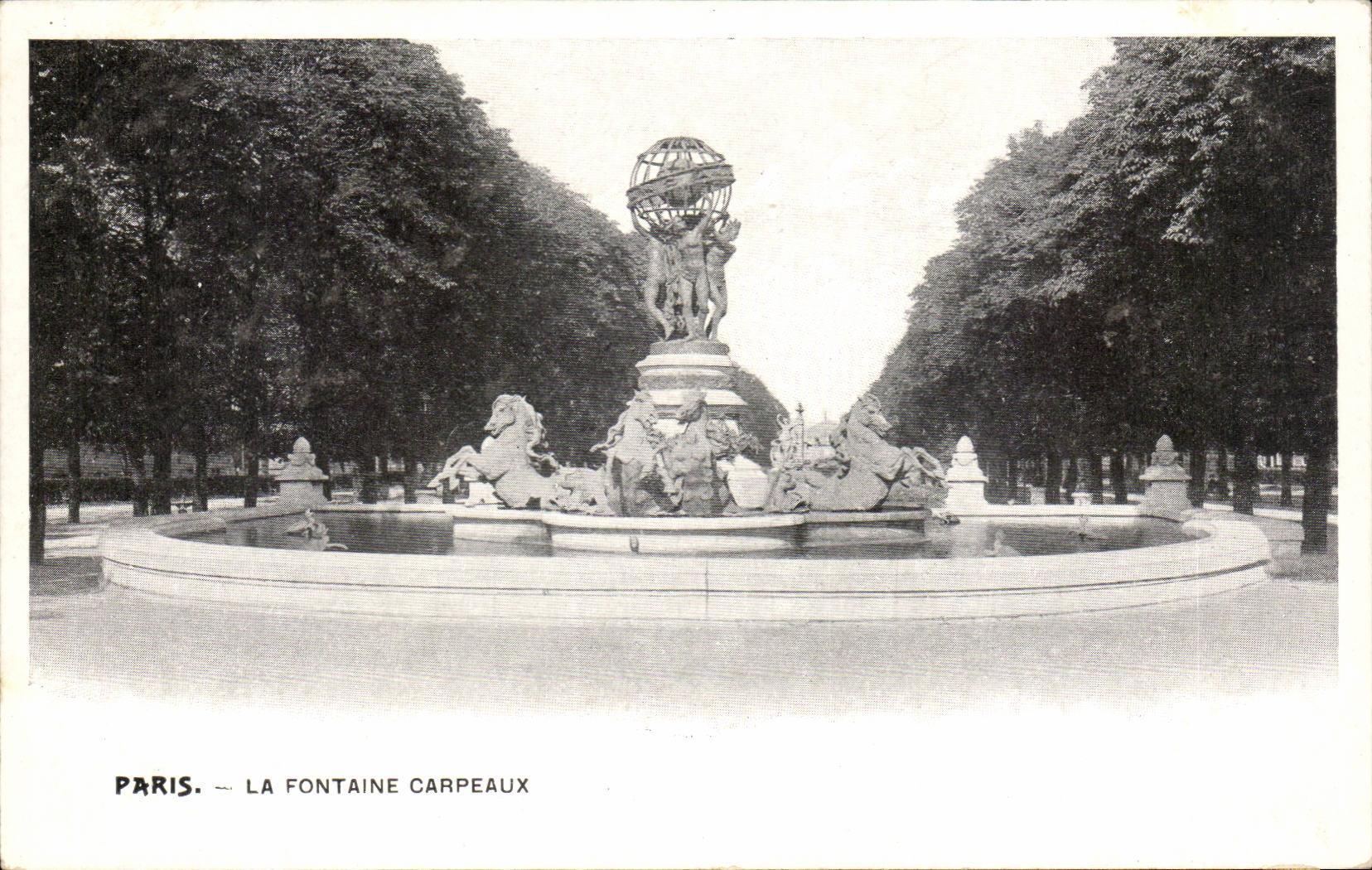 Paris - 6 - the Fountain Carpeaux CPA