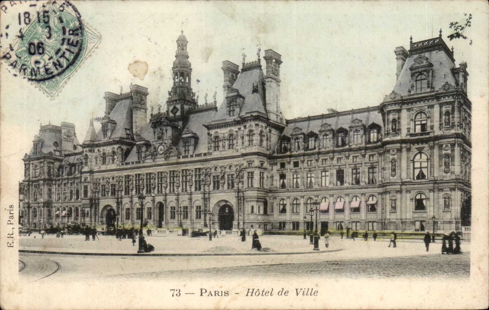 Paris - 4 - Hotel de Ville CPA