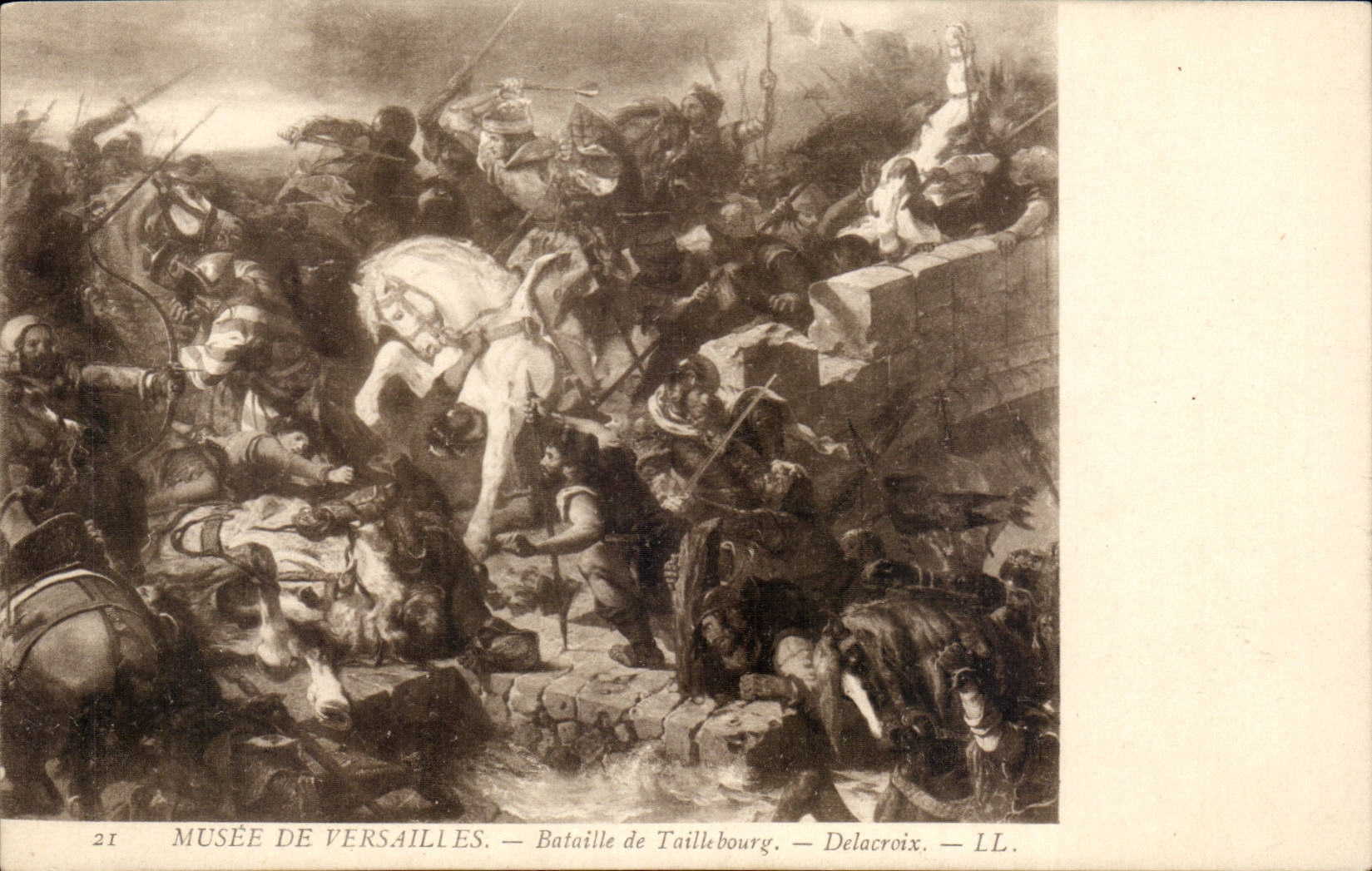 Arts - Tableaux - Musee du Versailles - Bataille de Taillebourg - Delacroix - CPA 