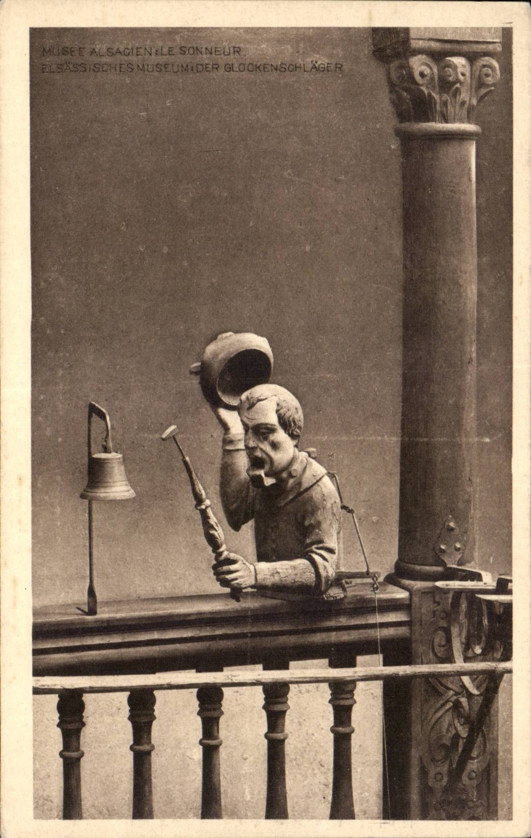 Strasbourg - Strasburg - Alsatian Museum - 23 Saint Nicolas Quay - the Bell ringer - CPA