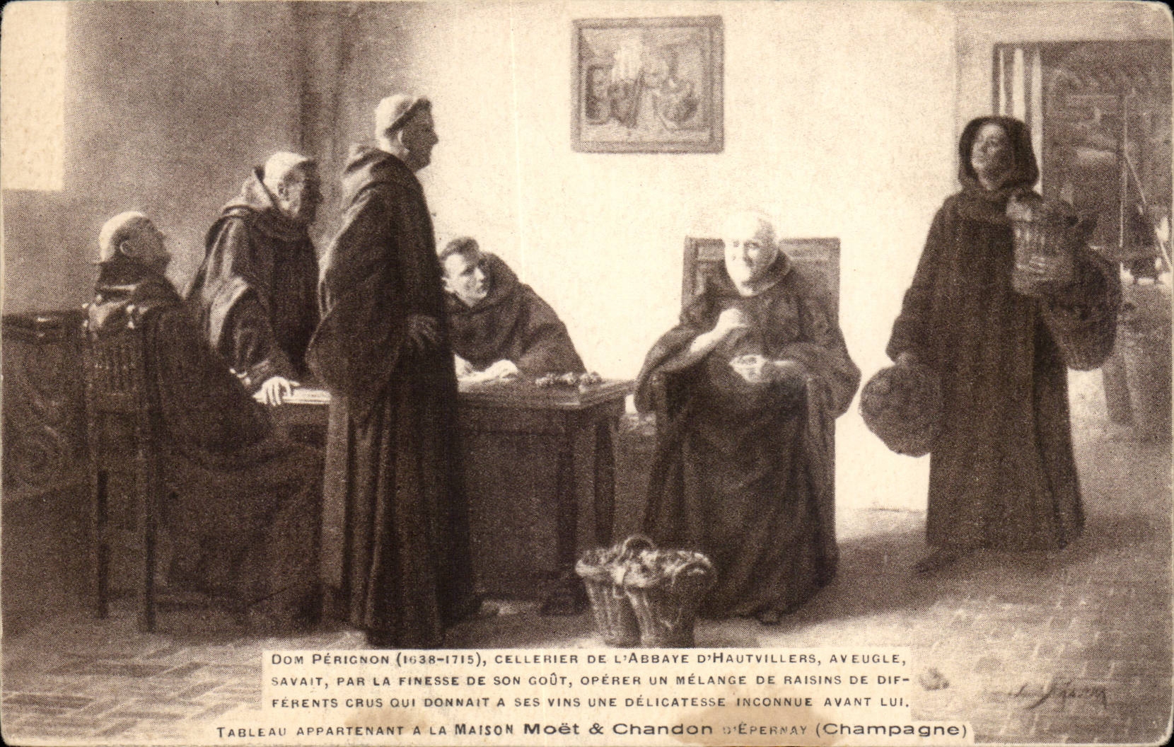 Champagne - Moet - Chandon - Gift Perignon - CPA