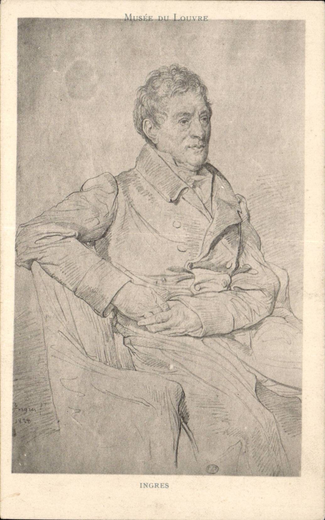 Arts - Tableau - Musee du Louvre - Paris - Ingres - CPA 