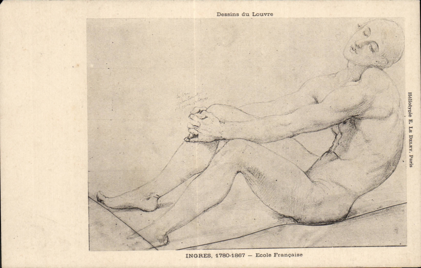 Arts - Tableau - Musee du Louvre - Paris - Ingres - Dessins - CPA 
