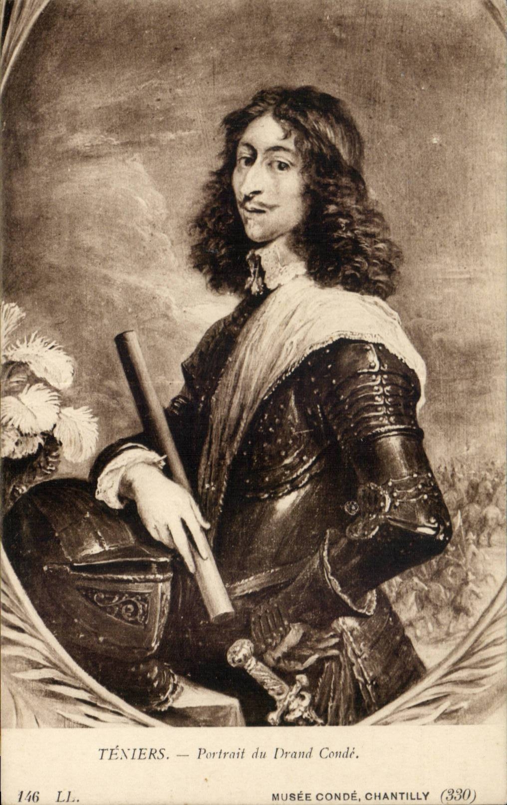 Museum of Chantilly - Teniers - Portrait of Dramd Count - CPA