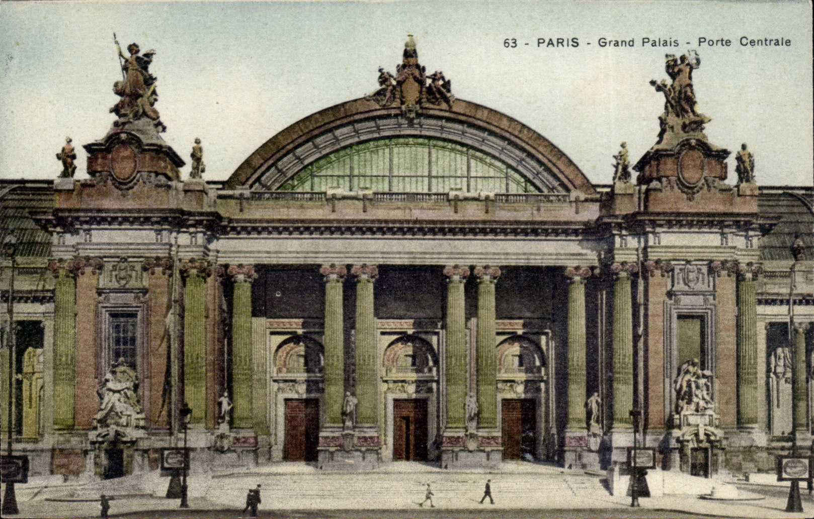 Paris - 8 - Large Palate - Central Gate CPA