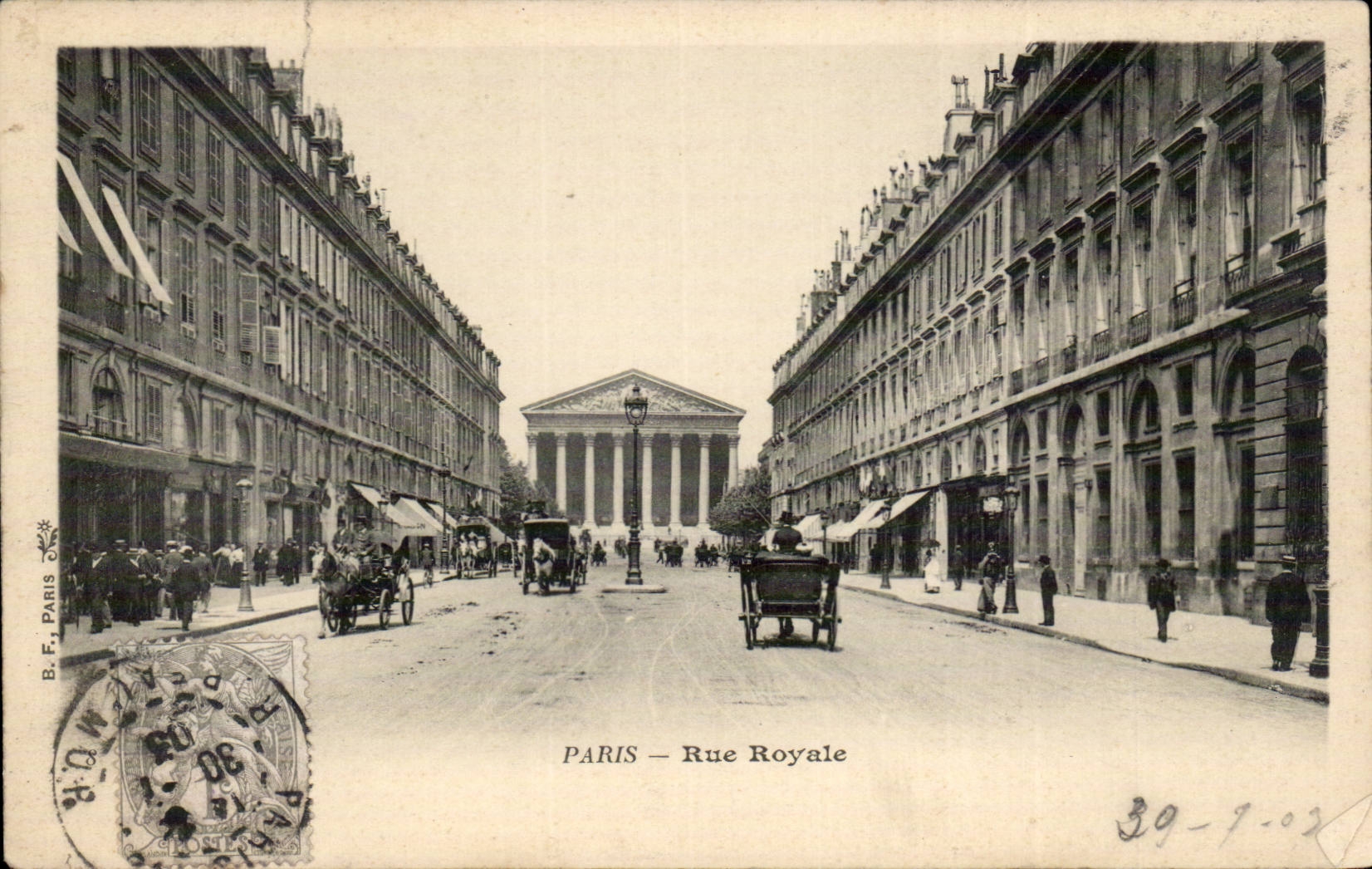 Paris - 1 - Rue Royale - CPA 