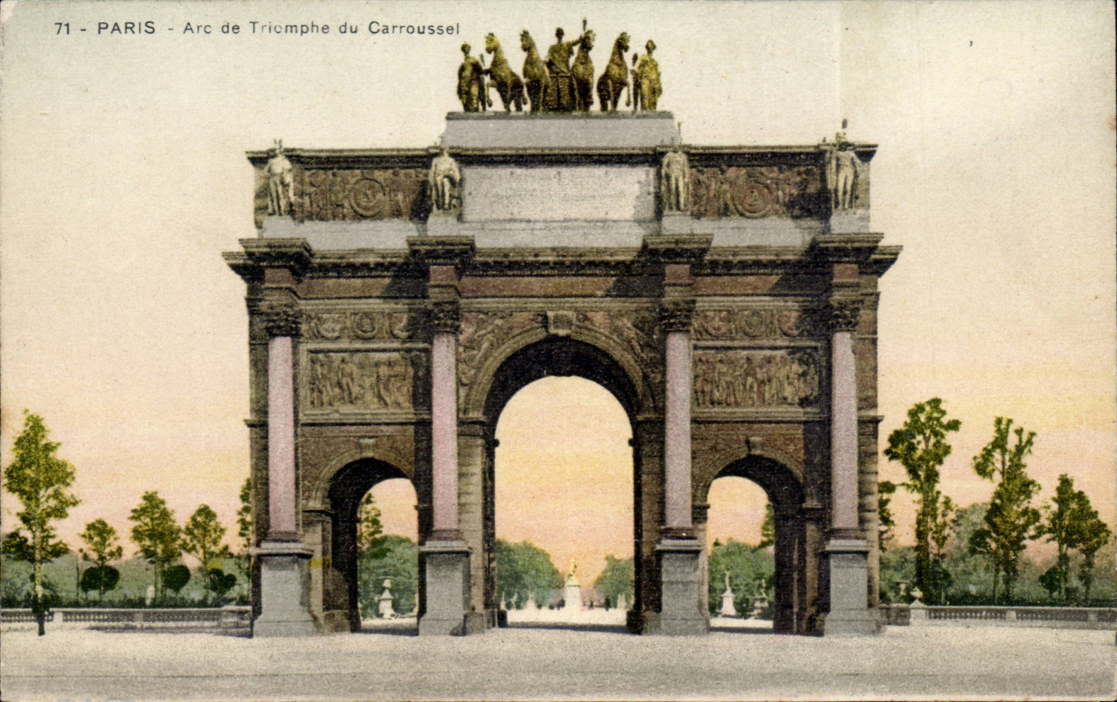 Paris - 1 - Arc du Triomphe du Carrousel - CPA