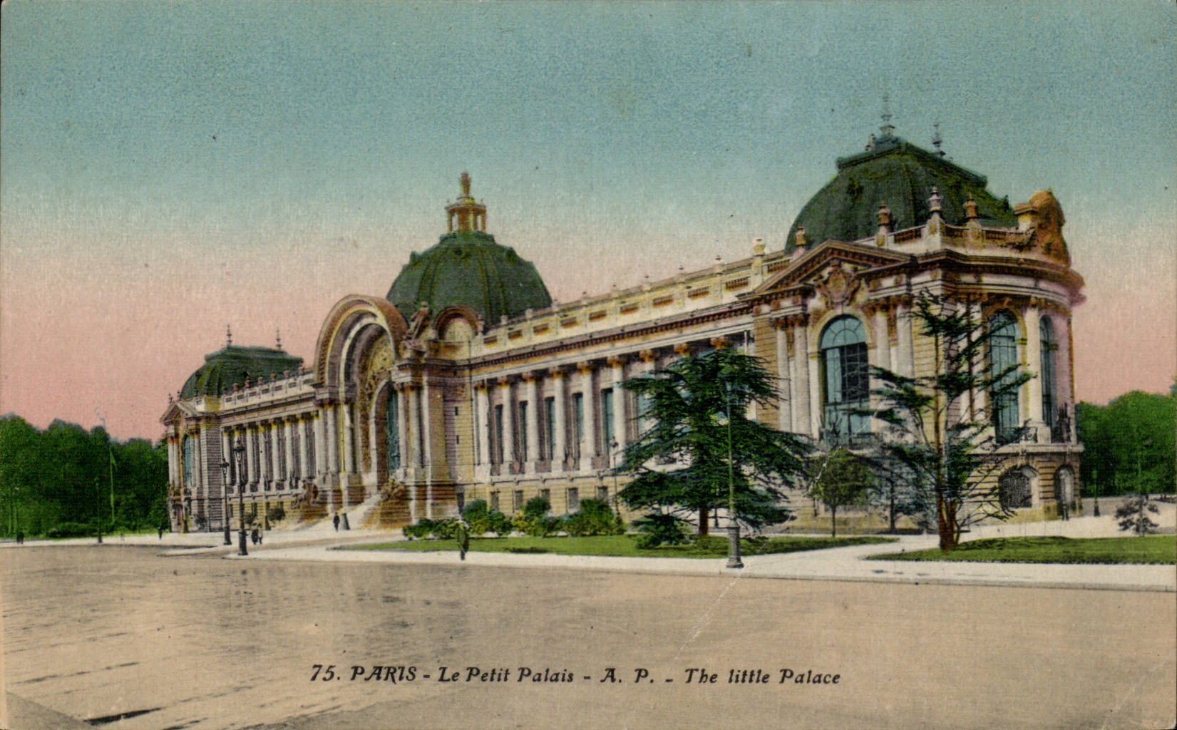 Paris - 8 - the Petit Palais - CPA