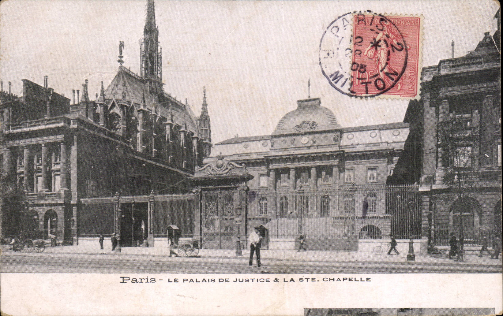 Paris - 1 - Le Palais de Justice - Ste Chapelle - CPA
