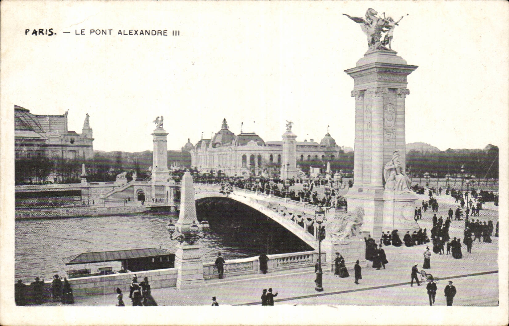 Paris - 7 - the Bridge Alexandre III - CPA