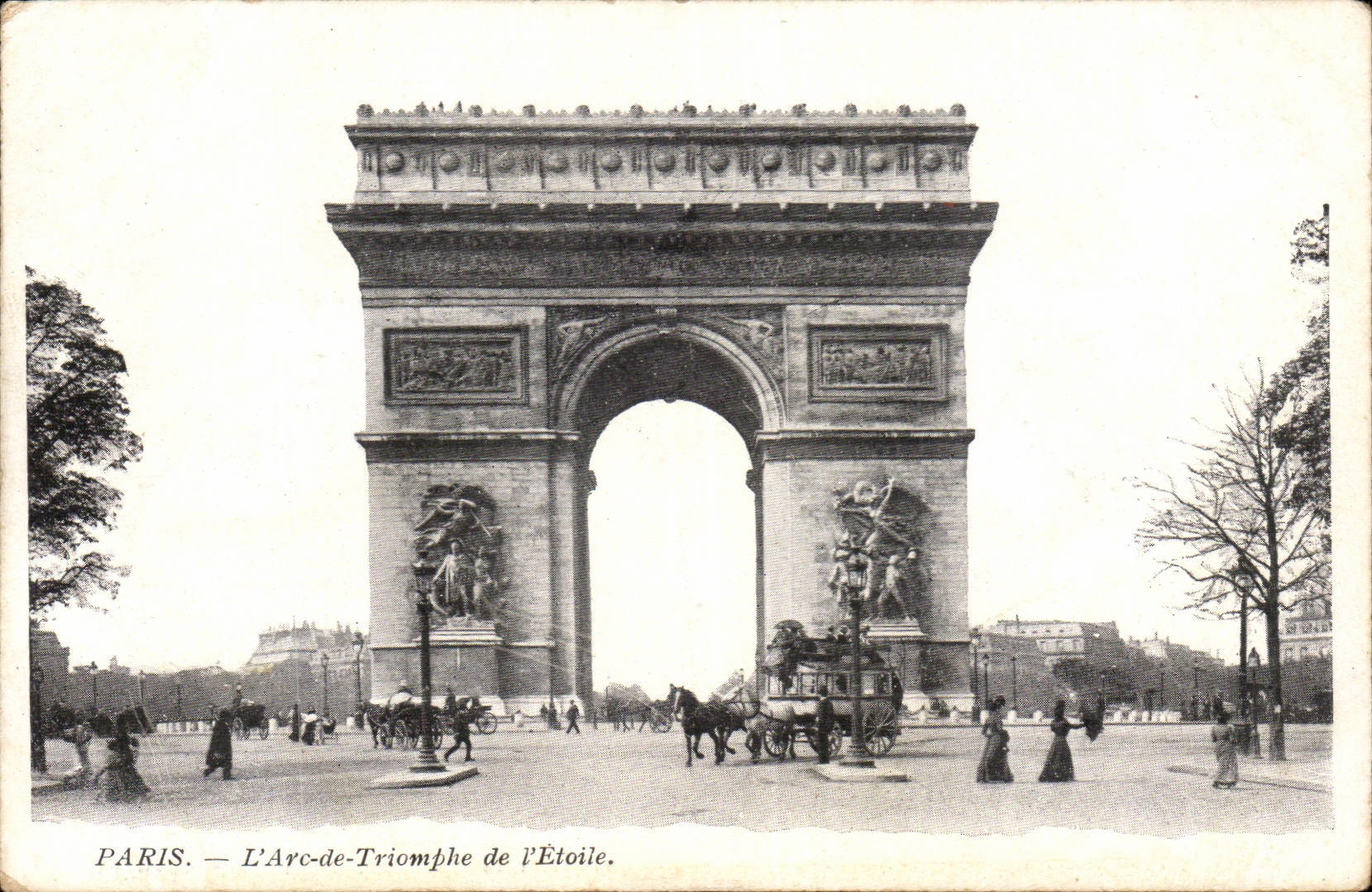 Paris - 8 - Arc de Triomphe of Etoile - CPA