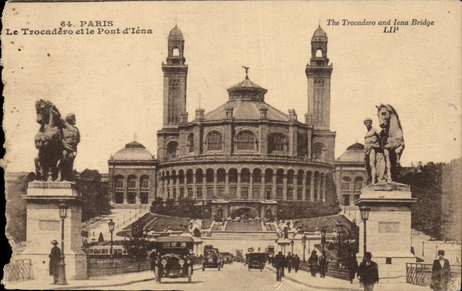 Paris - 16 - Le Trocadero et le Pont d'Iena - CPA 