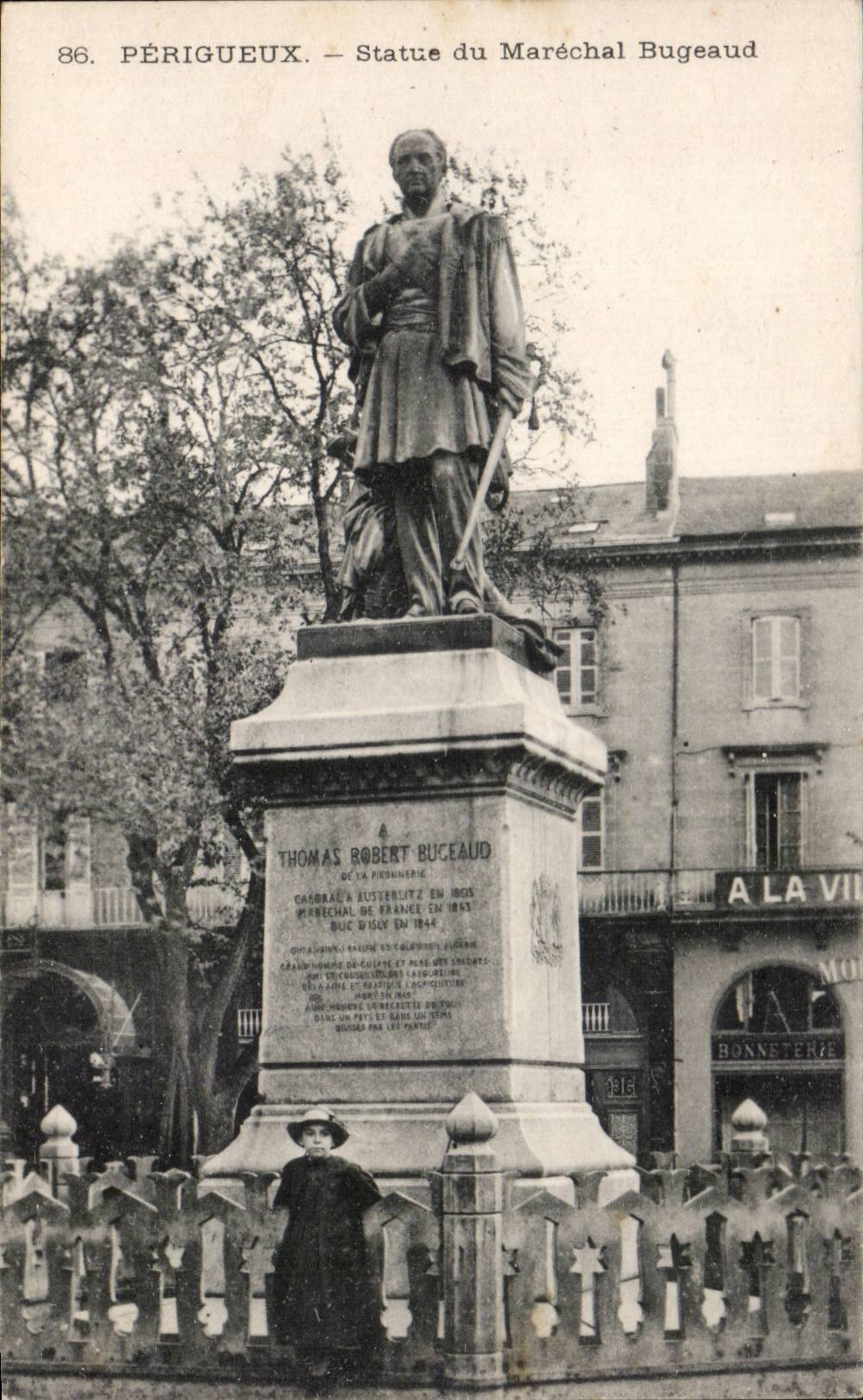 Perigueux - Statue of the Bugeaud Marshal - CPA