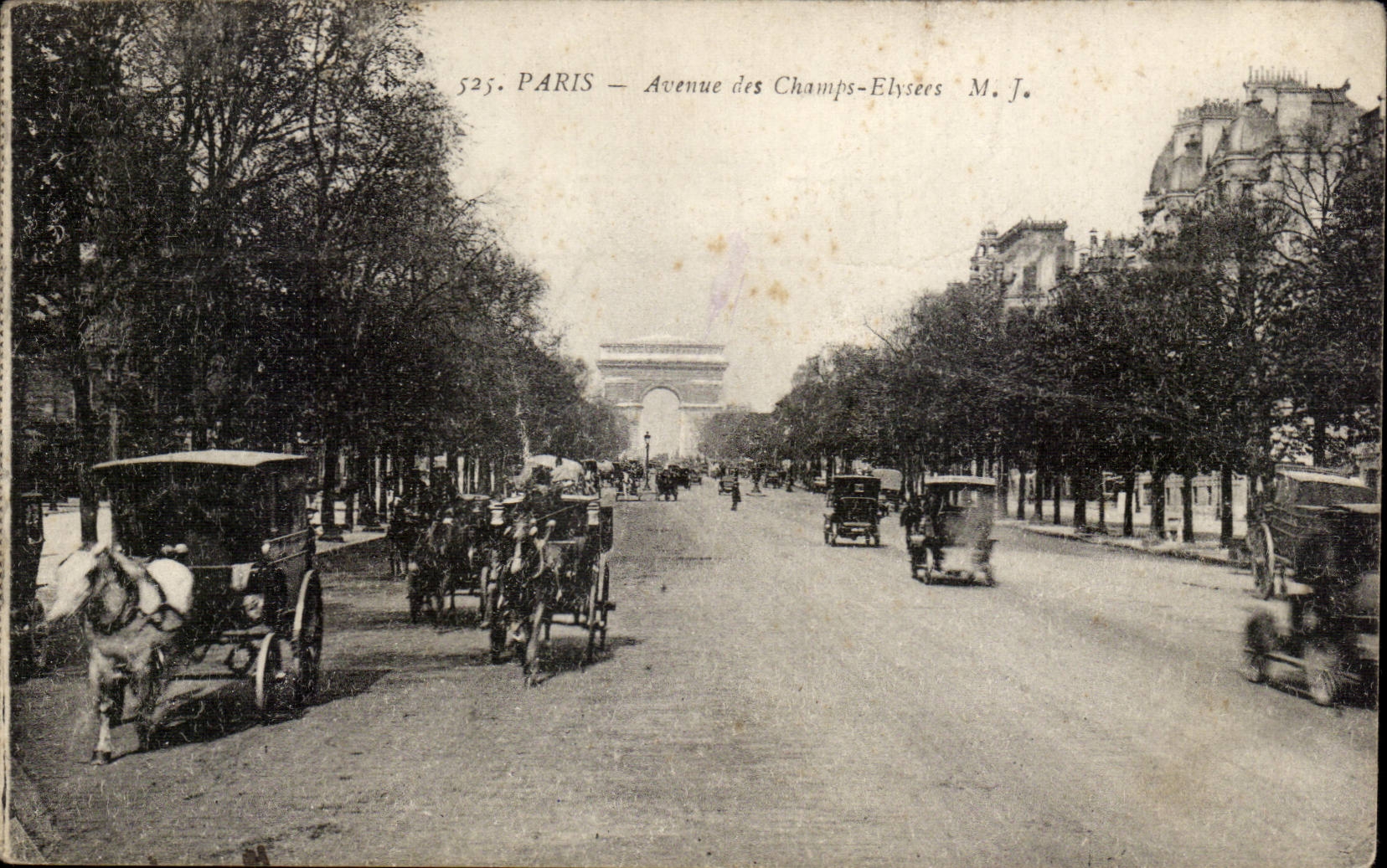Paris - 8 - Avenue of the Champs Elysees - CPA -