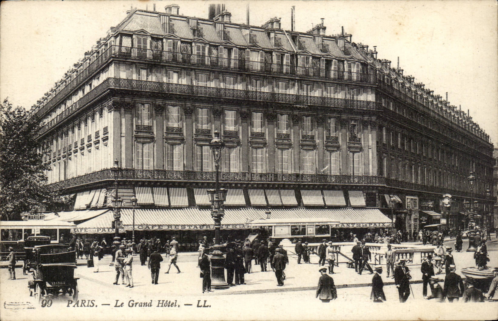 Paris - 1 - Le Grand Hotel - CPA -