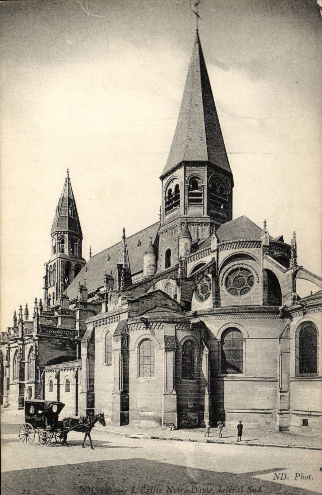 Paris - 4 - L'Eglise Notre Dame - cheval - horse - CPA -