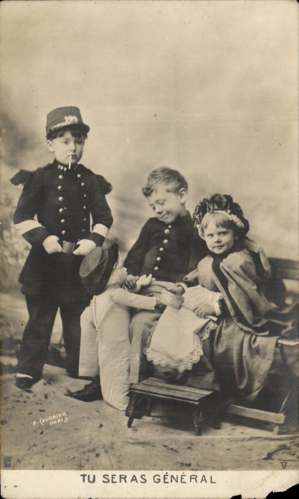 Fantasy - Children - You Will be General - Militaria - Humor - CPA