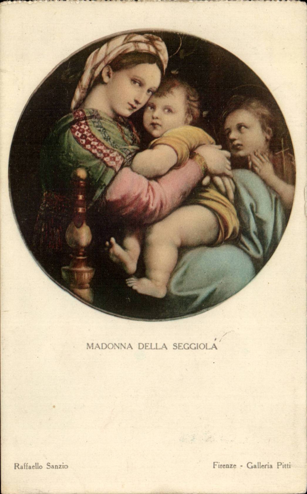 Arts - Tableaux - Madonna della Seggiola - CPA 