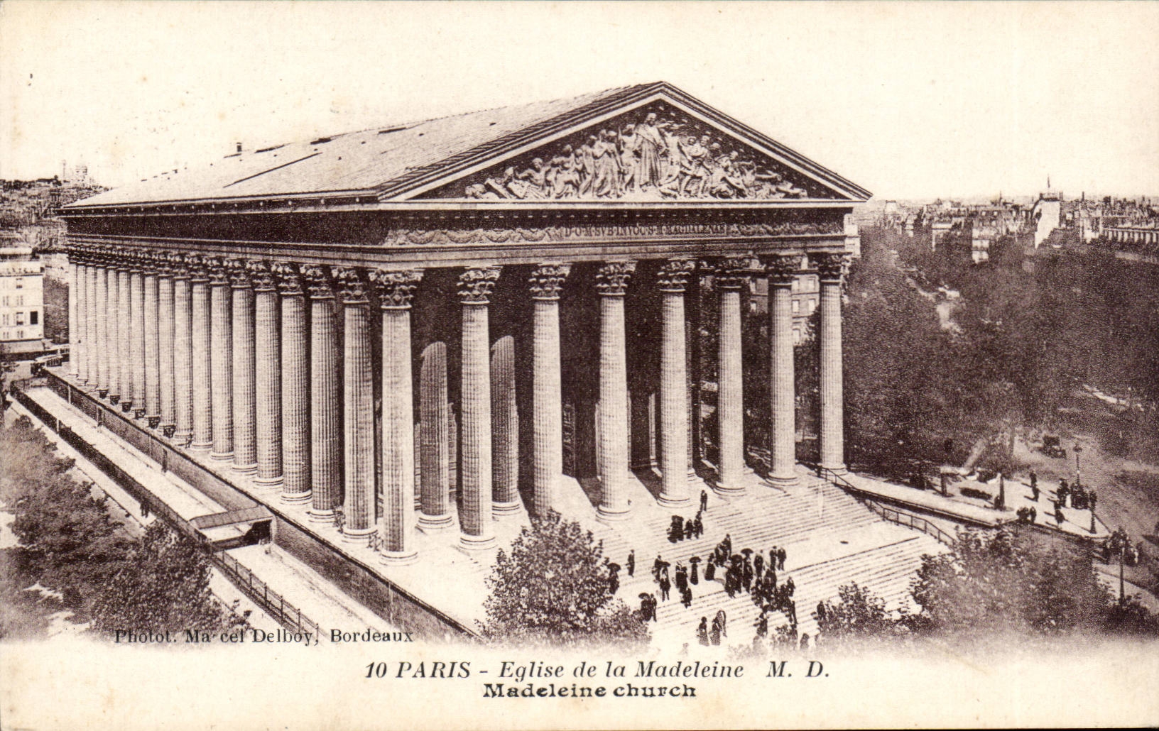 Paris - 8 - Church of Madeleine CPA