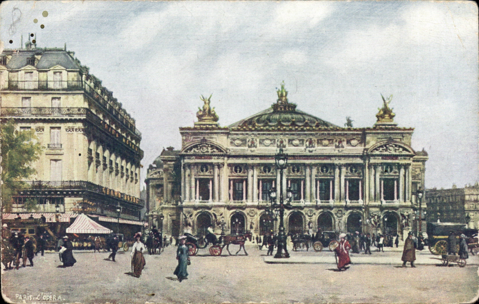 Paris - 9 - L'Opera CPA 