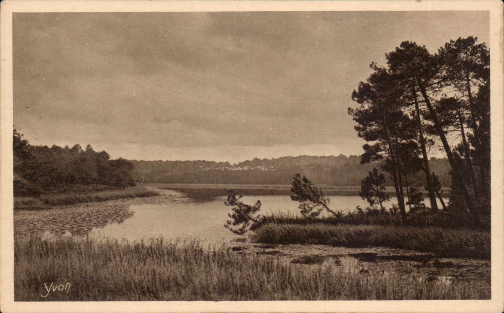 Gers - Yvon - Soft France - Moors of Gasgogne - the Pond of Moliet CPA