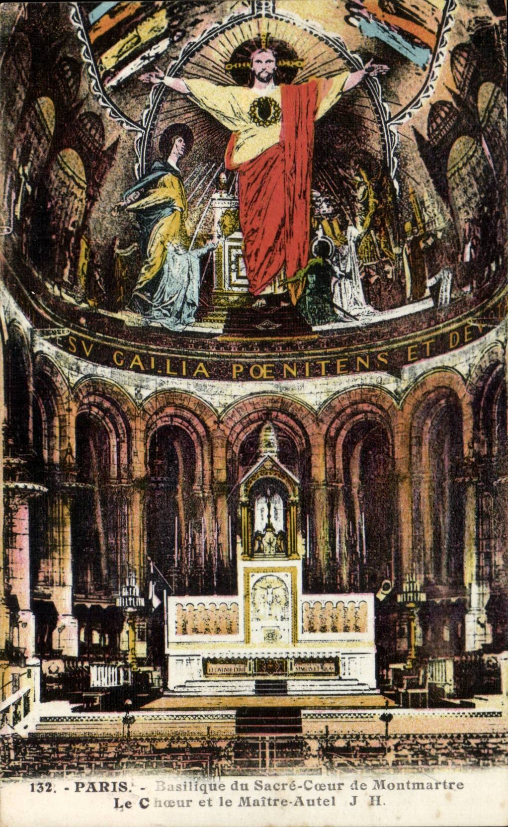 Paris - 18 - Sacre Coeur - Montmartre - Le Maitre Autel - CPA