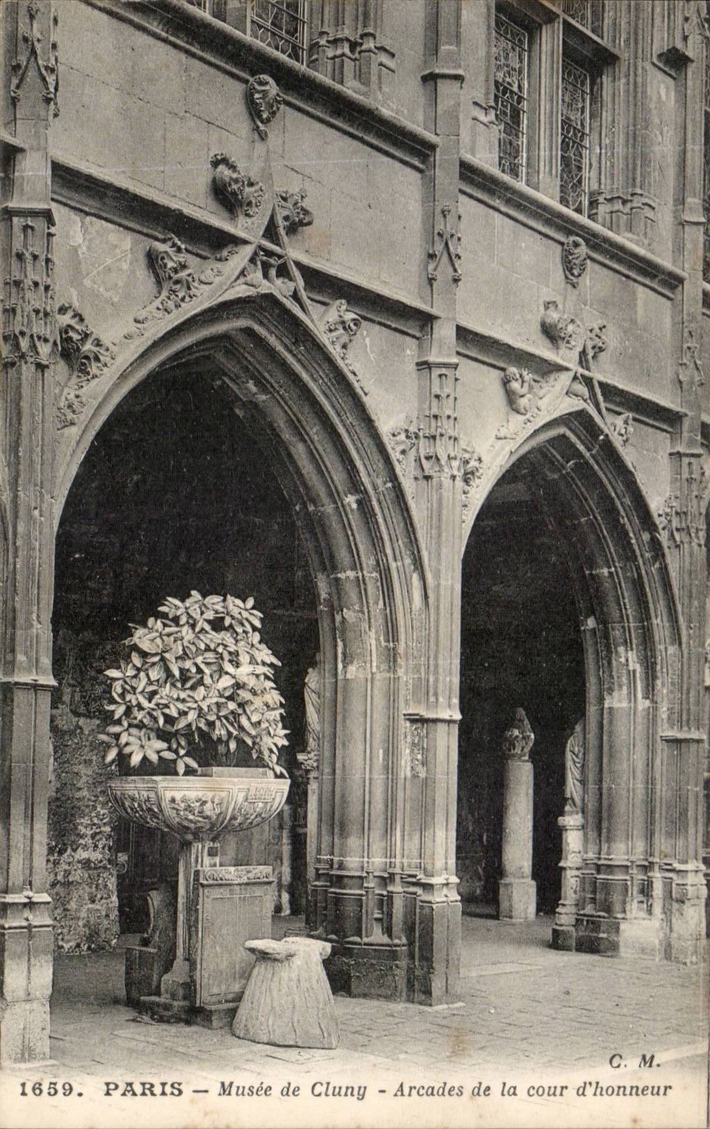 Paris - 5 - Museum of Cluny - CPA