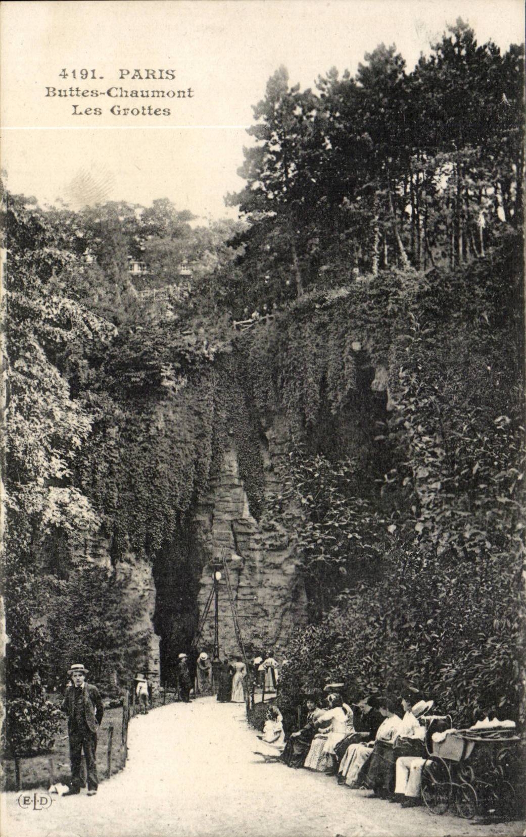 Paris - 19 - Chaumont Hillocks - Caves - CPA