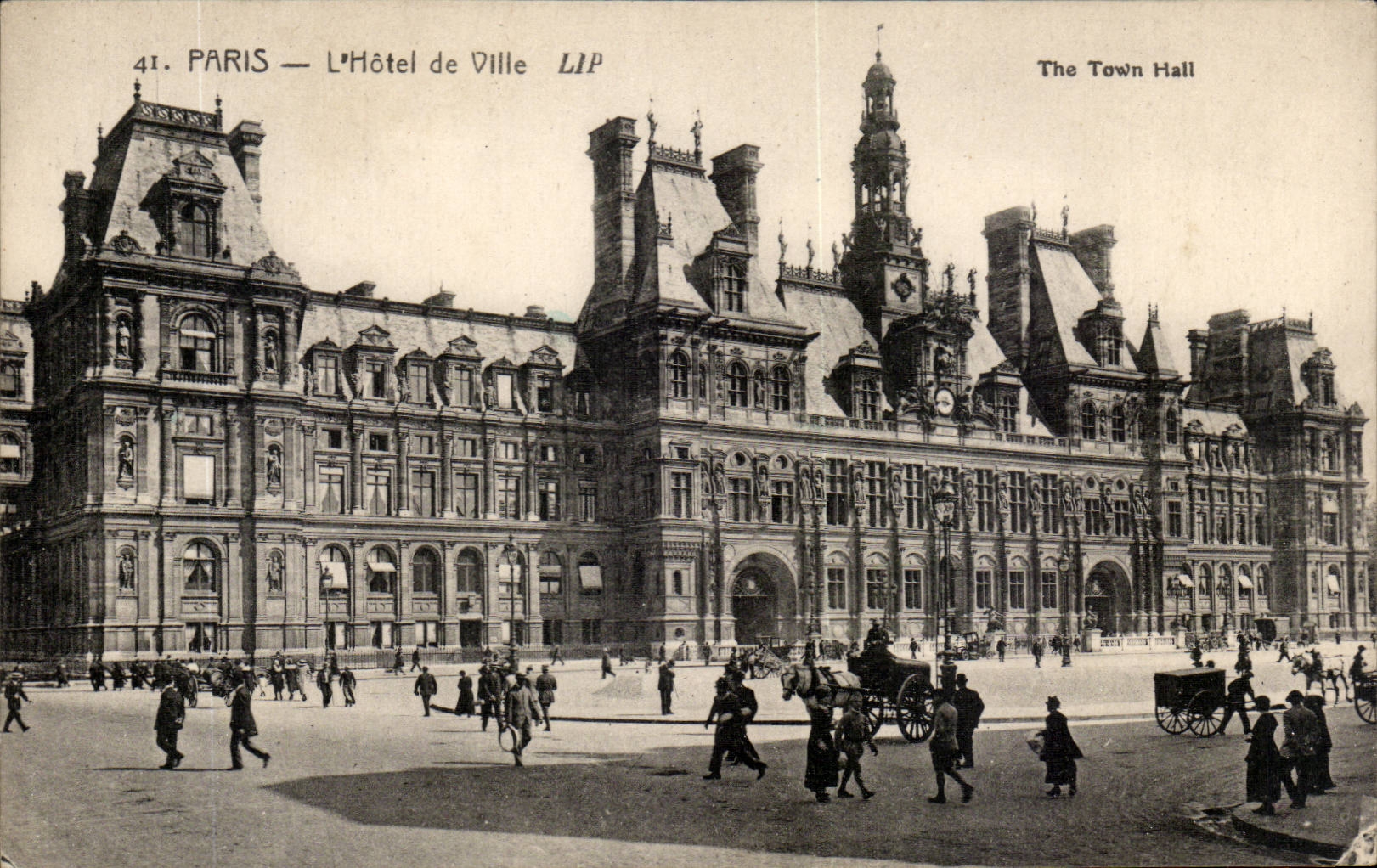 Paris - 4 - L'Hotel de Ville - CPA 