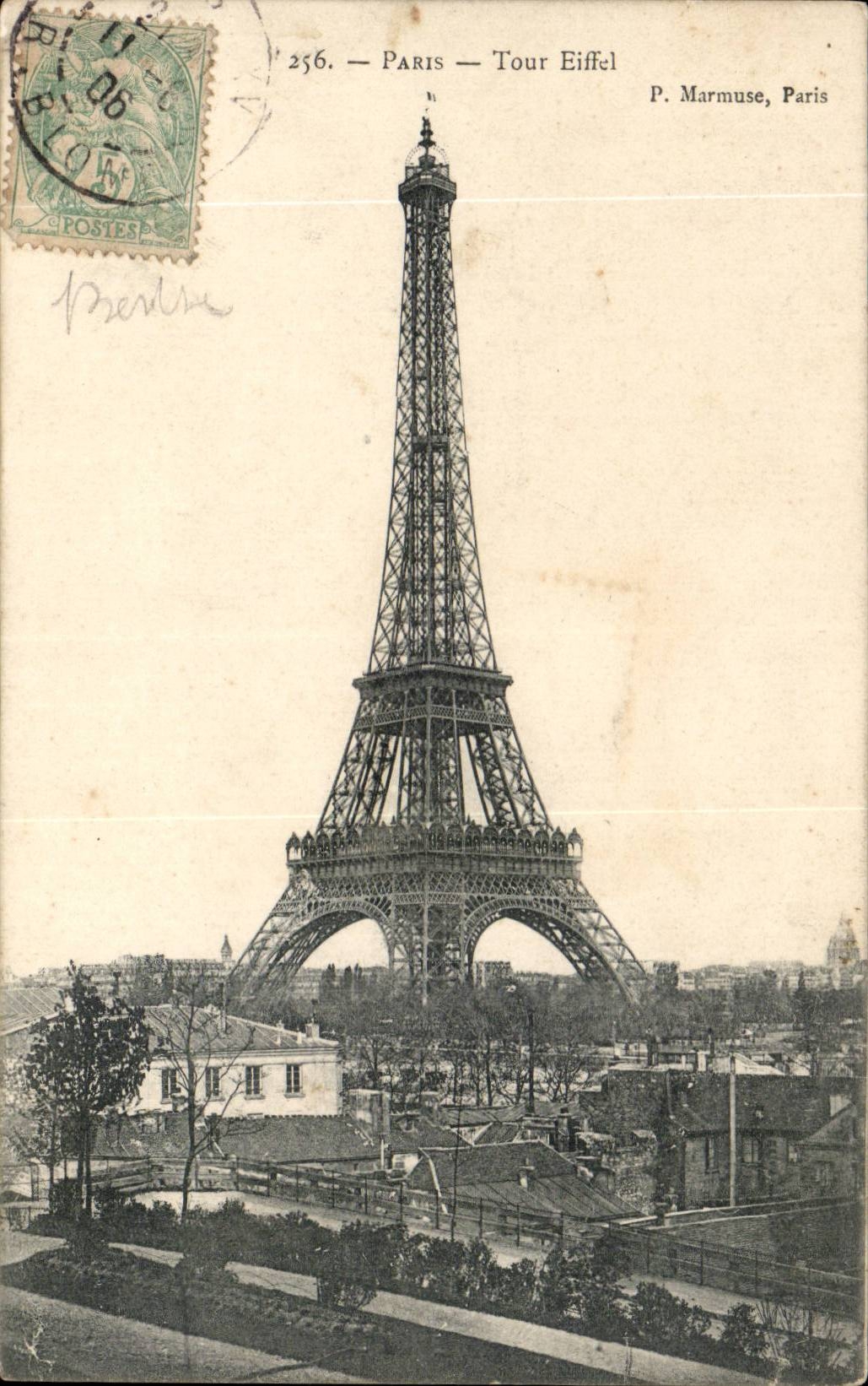 Paris - 7 - Eiffel Tower - Eiffel Tower CPA