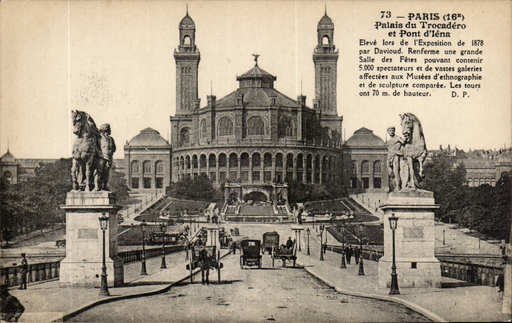 Paris - 16 - Le Trocadero CPA 