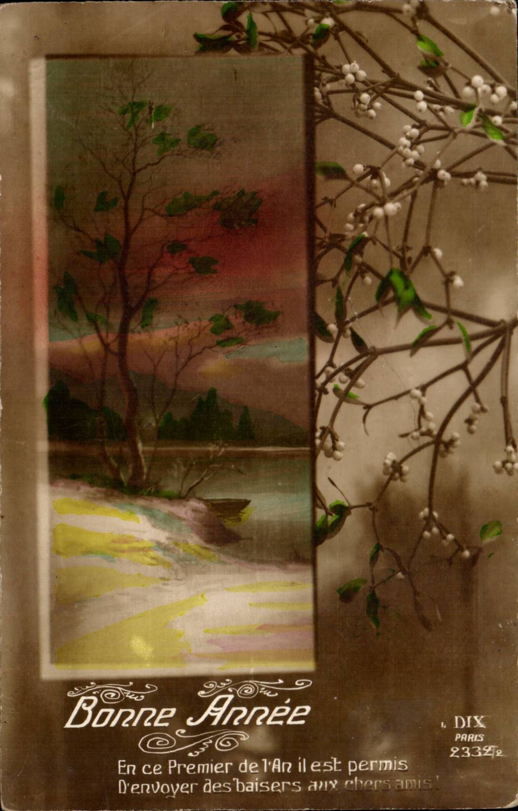 Festivals - Happy New Year - houx - holly CPA