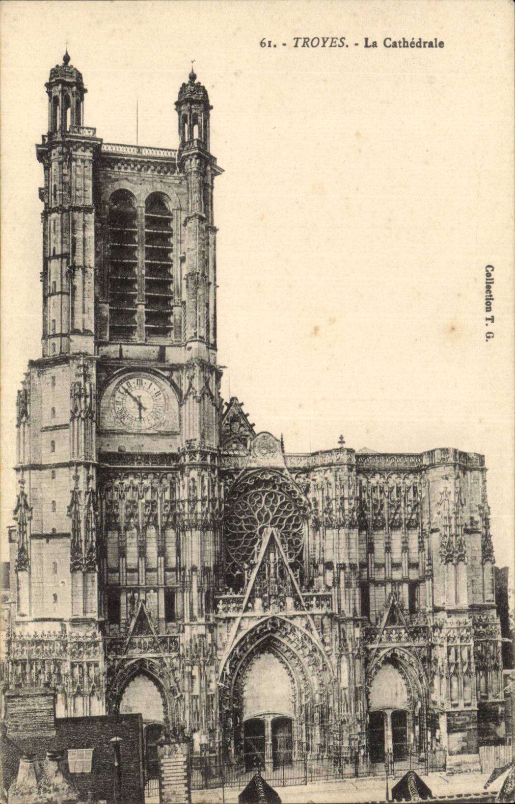 CPA Troyes the cathedral