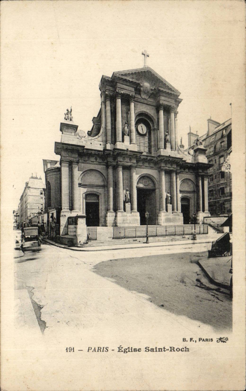 CPA Paris Eglise Saint Roch