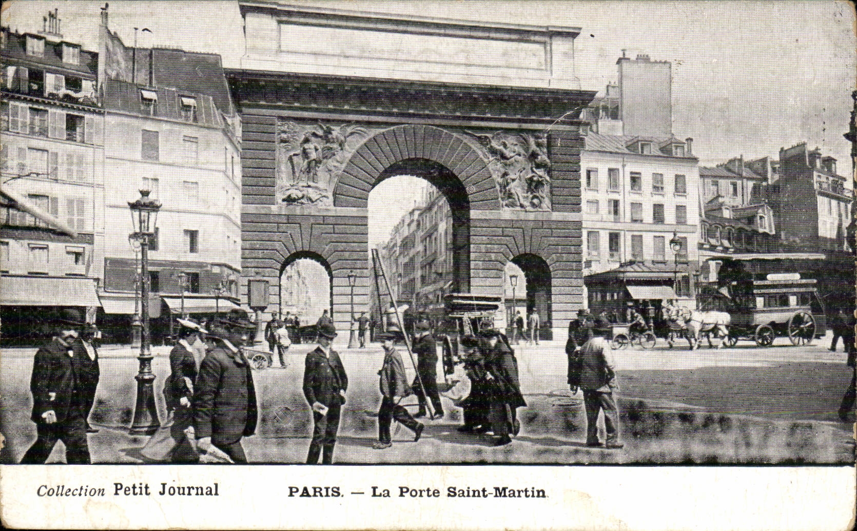Paris - 10 - Gate Saint Martin - Collection Small Newspaper - CPA