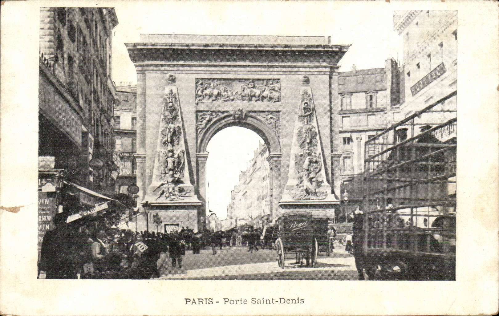 Paris - 10 - Gate Saint Denis - CPA