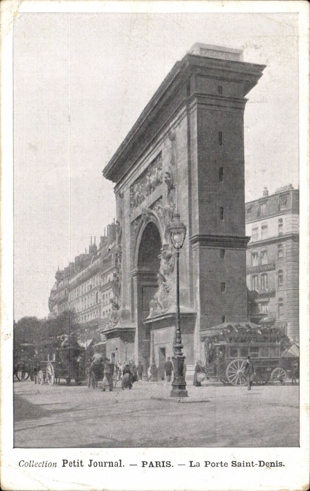 Paris - 10 - Gate Saint Denis - Collection Small Newspaper - CPA