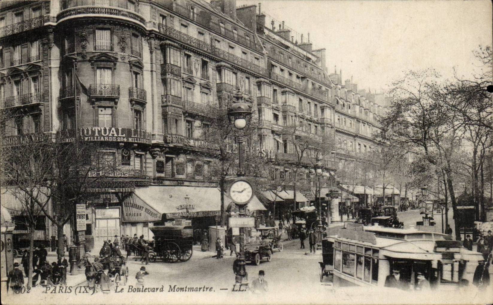 Paris - 18 - Le Boulevard Montmartre - CPA 