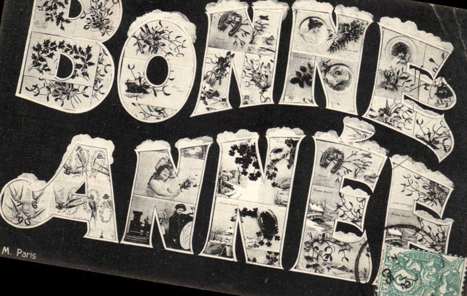 Festivals - Happy New Year - Souvenir Style - CPA